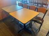 DR- (2) Tables and (4) Chairs