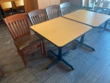 DR- (2) Tables and(4) Chairs
