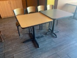 DR- (2) Tables and (4) Chairs
