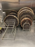 FK- (2) Pizza Racks And Pans