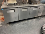 FK- True Stainless Steel Refrigerator Unit and Prep Area