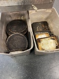 FK- (2)Totes of Pizza Pans