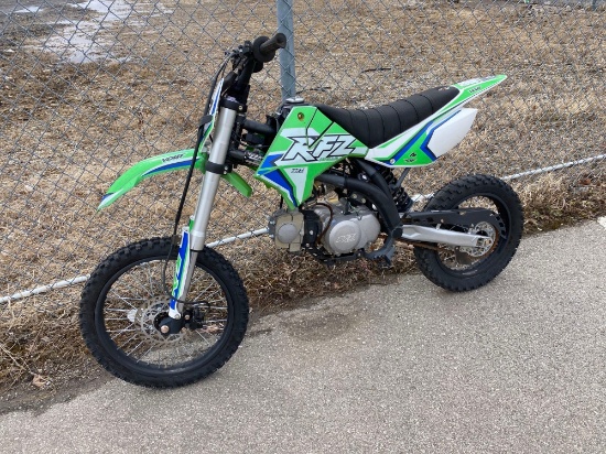 2020 White/Green APSP Motorcycle
