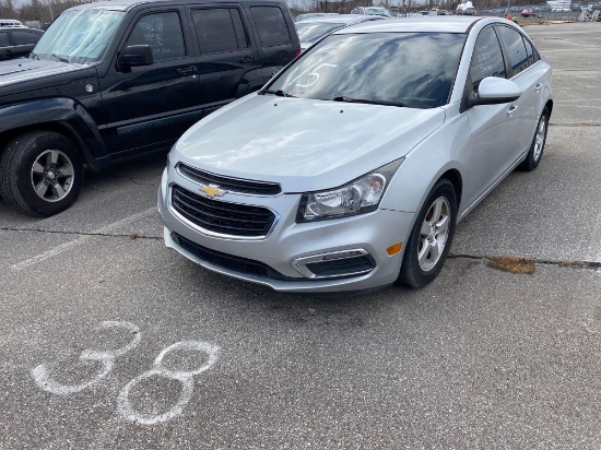 2016 Silver Chevrolet Cruze Limited