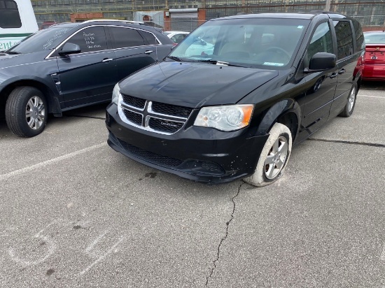 2012 Black Dodge Grand Caravan Van