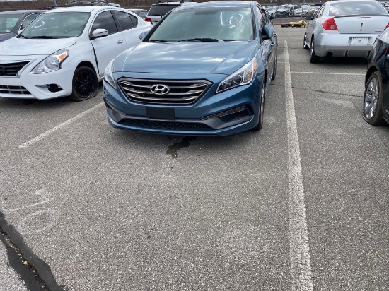 2016 Blue Hyundai Sonata