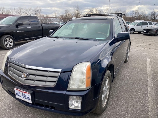 2005 Dark Blue Cadillac SRX