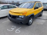 2001 Yellow Pontiac Aztek