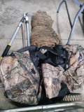 G- Large Hunting Camo Duffel, Tree Trimmers, Air Chisel