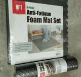 G- HFT 4 Piece Anti-Fatigue Foam Mat Set and Roll Mat