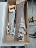 G- (4) Hand Saws and (2) Hack Saws