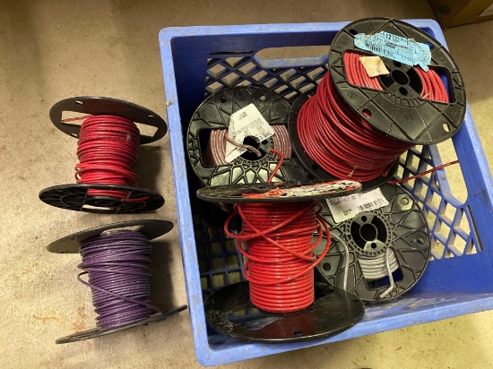 (1) Crate of Assorted Wire