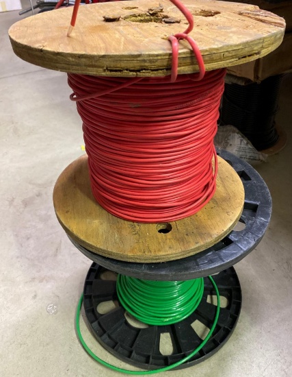 (2) Large Spools of Wire