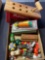 B- Vintage Playskool Wood Tool Bench and Assorted Toys