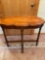 H- Antique Wood Oval Hall Table