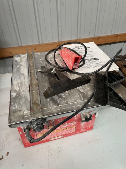 B- Chicago Electric Power Tools 7" Tile Saw