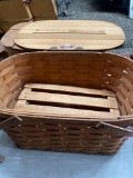 B- Red- Man Picnic Basket with Handles