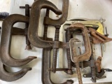 G- Large Lot of C Clamps