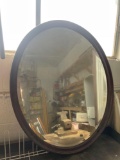 G- Wood Framed Mirror
