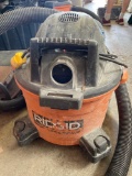 G- Ridgid Shop Vac and Bucket with Ridgid Hose and Bucket Attachment