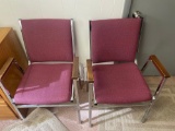 FO- (2) Upholstered Office Chairs