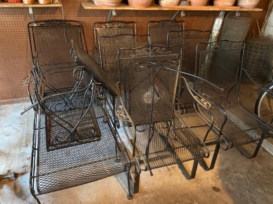 G- Lot of Wrought Iron Furniture