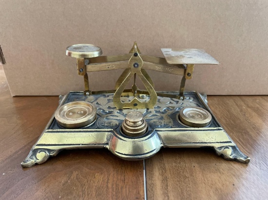 LR- Brass Jewelry Scale with Counterweights