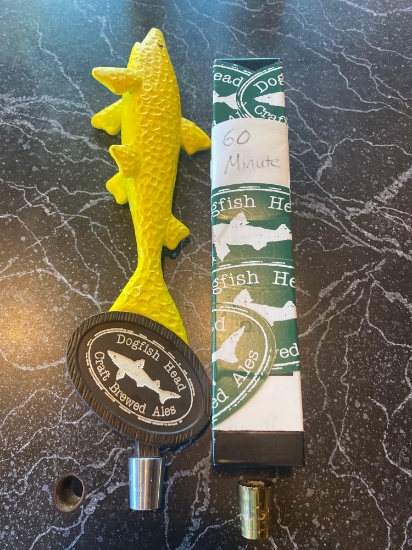 DR- (2) Dogfish Head Beer Tap Handles