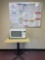 Room 212- Table, Microwave, and Bulletin Board