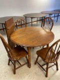 Student Lounge- Wood Table and (4) Chairs