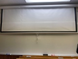 Room 107- Whiteboard and Projector Screen