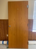 Room 107- Solid Oak Door and Metal Door Frame