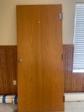 Room 107- Solid Oak Door and Metal Door Frame