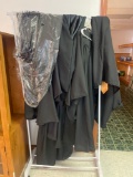 Study Hall- Garment Rack and Assorted Graduation Gowns