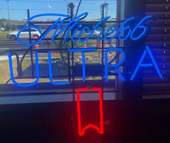 G- Michelob Ultra Neon Lighted Sign