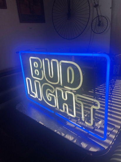 G- Bud Light Neon Lighted Sign