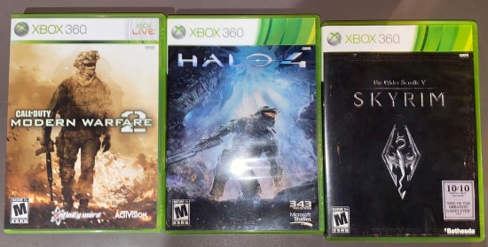 B- (3) XBox 360 Games