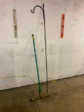 G- (2) Levels, Broom, and Yard Hook