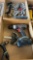 G- (2) Boxes With Porter Cable 18V Drill, Attachment, Sockets, and Ratchets