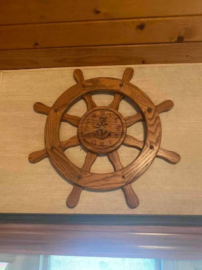 Family Room (FR)- Ship Wheel Clock