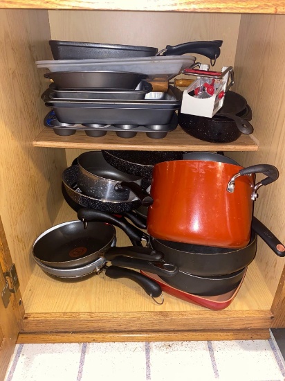 K- Assorted Pots, Pans, Lids