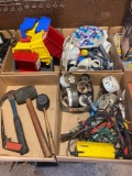 G- (4) Boxes of Assorted Garage Items