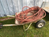 B- Wheelbarrow and Hose