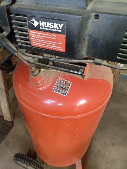 Outside- Husky Air Compressor