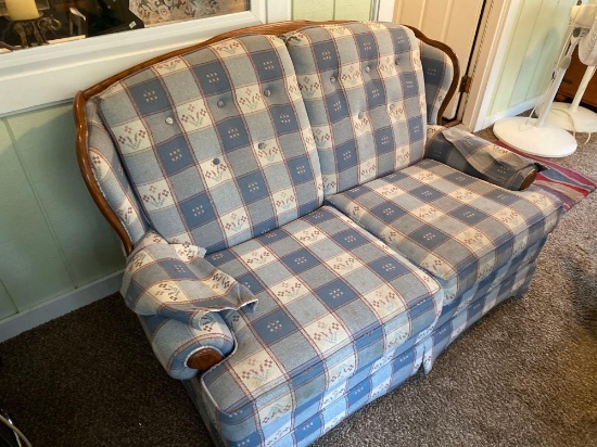 P- Smith Brothers Upholstered Love Seat