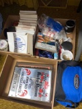 O- (3) Boxes of Auto-Rama Awards and Advertising Materials