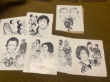 O- Paul Madden Reprints and Signed Drawing