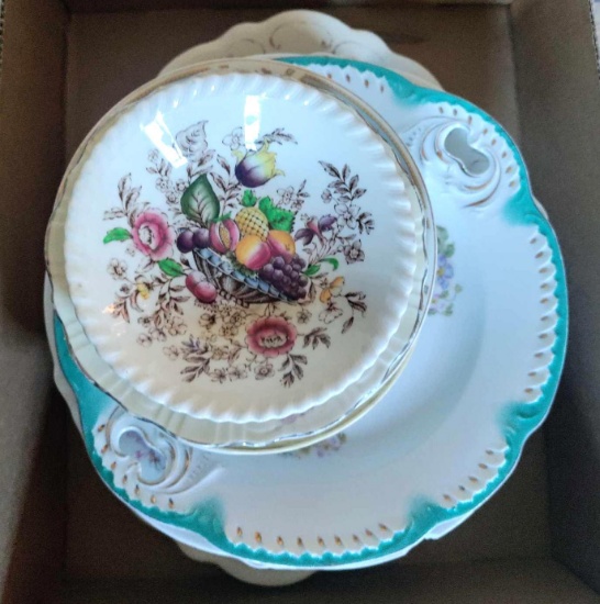 FR- Box of Assorted China