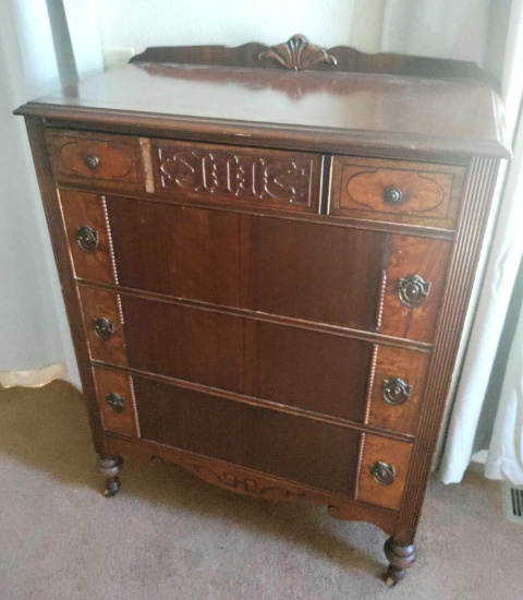 Bedroom (Main Floor)- Wood Dresser