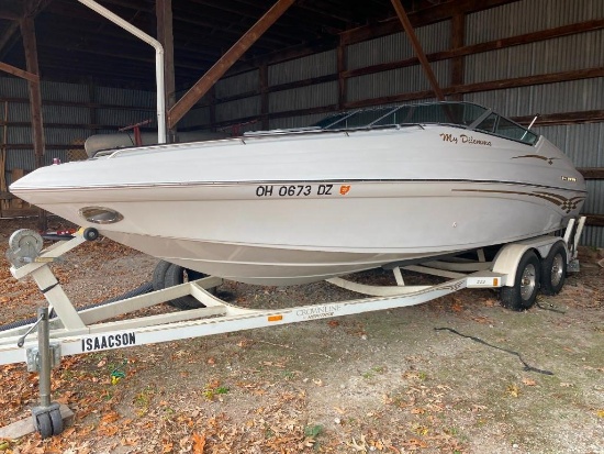 Online Only 1999 Crownline 225 CCR 22' Auction